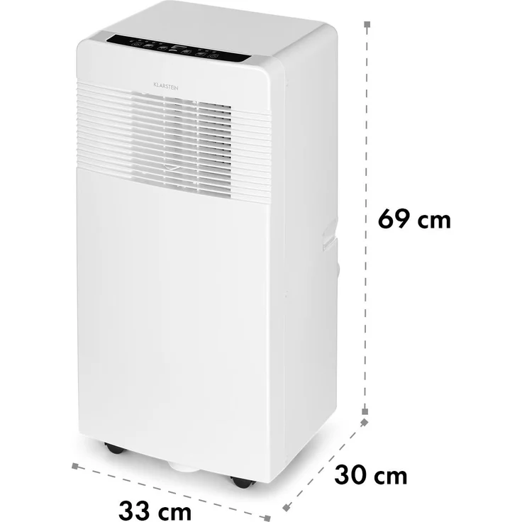 Klarstein Iceblock Ecosmart 9 Klimaanlage 3-in-1 9000 BTU App Steuerung Fernbedienung weiß Weiß, 7.000 BTU (10034656) – Bild 10