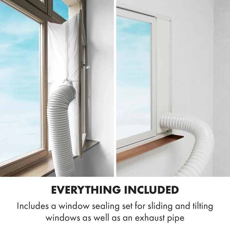 Klarstein Iceblock Ecosmart 9 Klimaanlage 3-in-1 9000 BTU App Steuerung Fernbedienung weiß Weiß, 7.000 BTU (10034656) – Bild 9