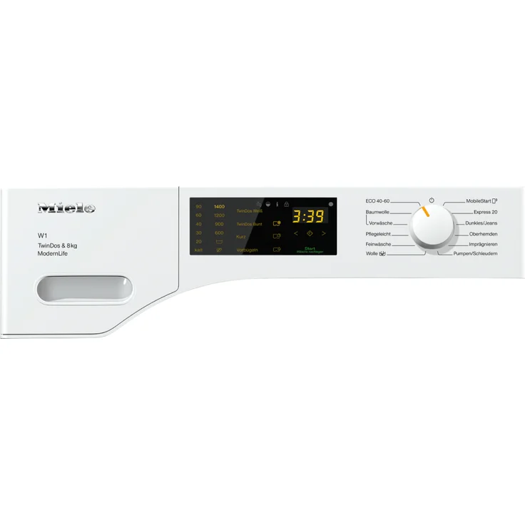 Miele WWD 660 WCS, Frontlader-Waschmaschine, A, Fassungsvermögen 8 kg, Standgerät, Breite 59,6 cm, Unwuchtkontrolle, variable Schleuderdrehzahl – Bild 6