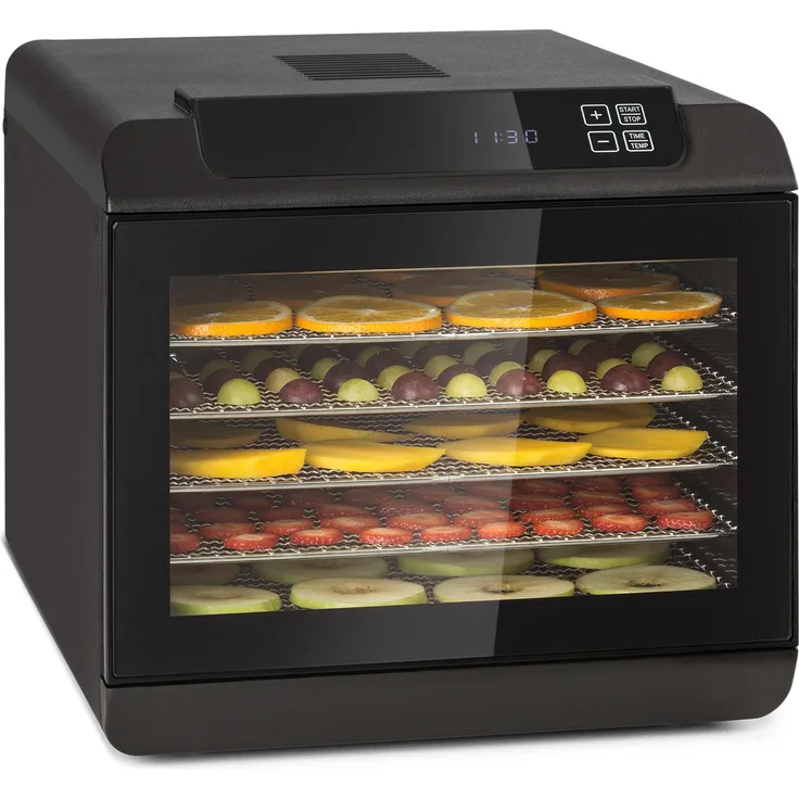 Klarstein Arizona Jerky Dörrautomat 500W 35-70°C digitales Touch-Display schwarz