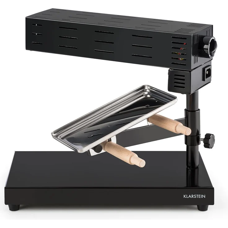 Klarstein Appenzell 2G traditioneller Raclette Grill 600 Watt Standgerät schwarz – Bild 6