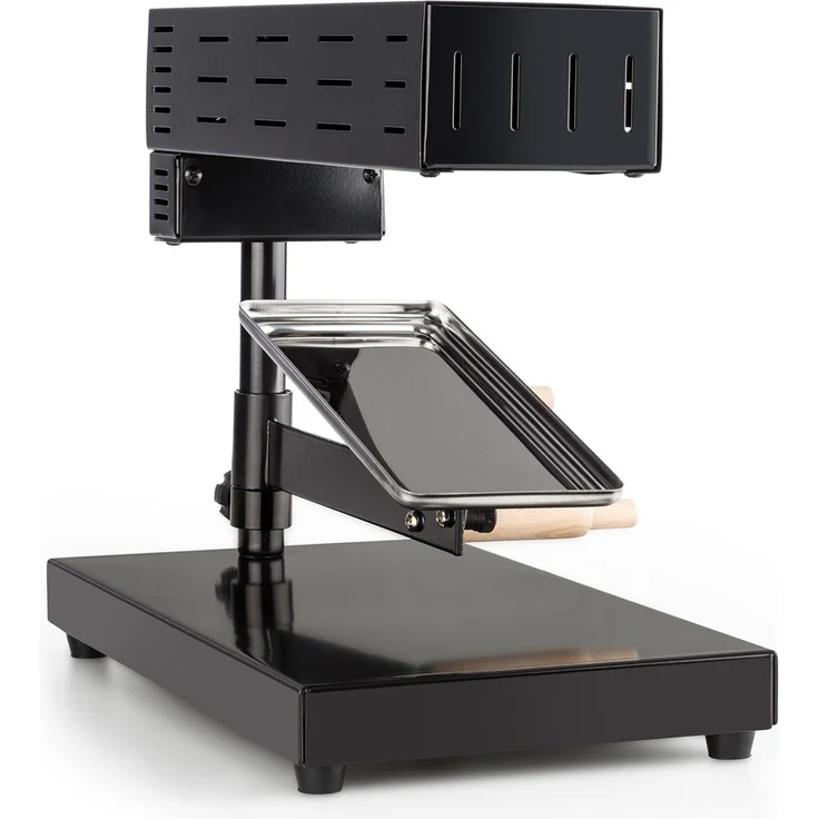 Klarstein Appenzell 2G traditioneller Raclette Grill 600 Watt Standgerät schwarz – Bild 3