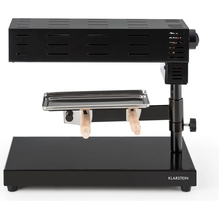 Klarstein Appenzell 2G traditioneller Raclette Grill 600 Watt Standgerät schwarz – Bild 4
