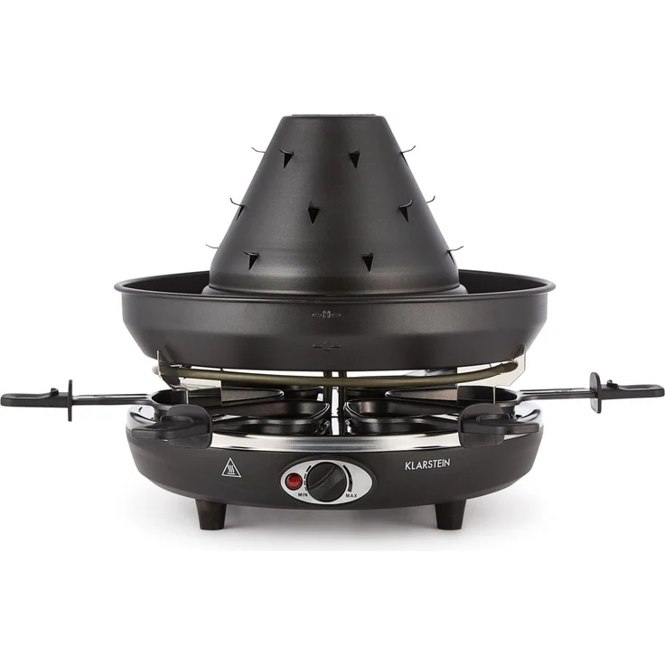 Klarstein Taste Volcano Tartarengrill Raclettegrill 1500 Watt 6 Personen schwarz – Bild 5