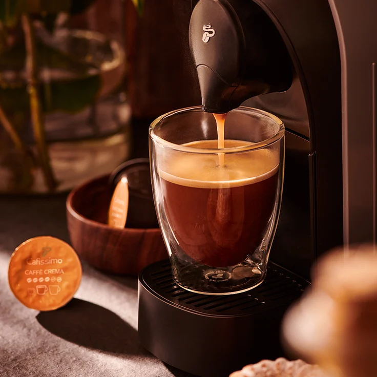 Tchibo Cafissimo Caffè Crema vollmundig Kapseln, 80 Stück (8 x 10 Kapseln ) – Bild 5