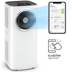 Klarstein Kraftwerk Smart 10K mobile Klimaanlage 10.000 BTU, 2,9 kW App-Steuerung Fernbedienung weiß (10034666)