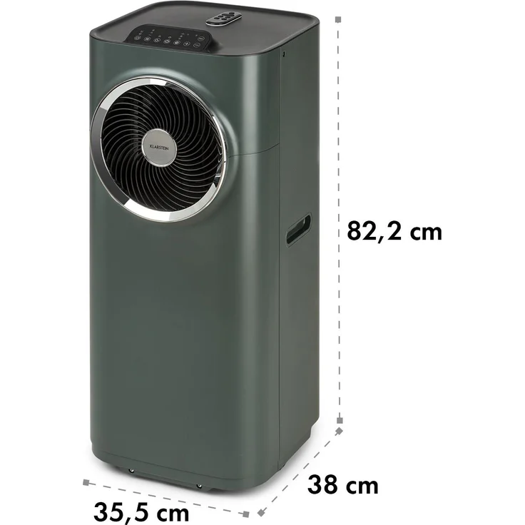 Klarstein Kraftwerk Smart 12K mobile Klimaanlage 12.000 BTU, 3,5 kW App-Steuerung Fernbedienung anthrazit (10034665) – Bild 10