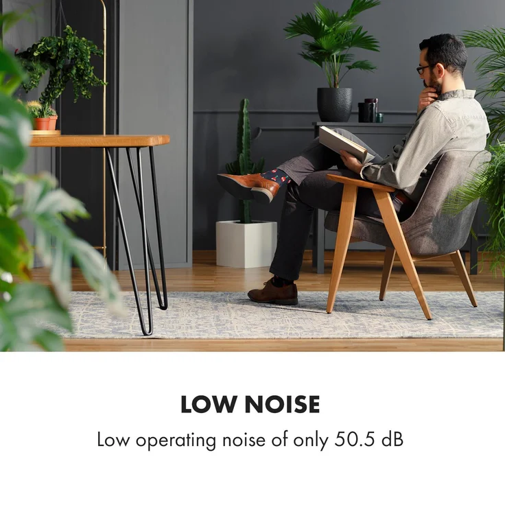 Klarstein Kraftwerk Smart 12K mobile Klimaanlage 12.000 BTU, 3,5 kW App-Steuerung Fernbedienung weiß (10034664) – Bild 8