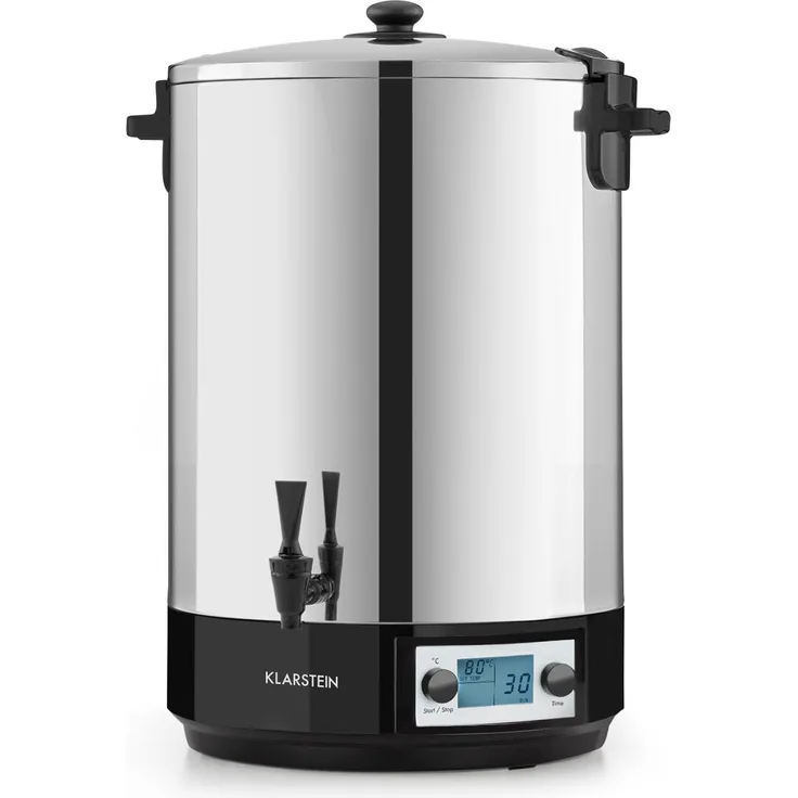 KonfiStar Digital Einkochautomat Getränkespender 2500W 100°C 180min Edelstahl 40 Ltr