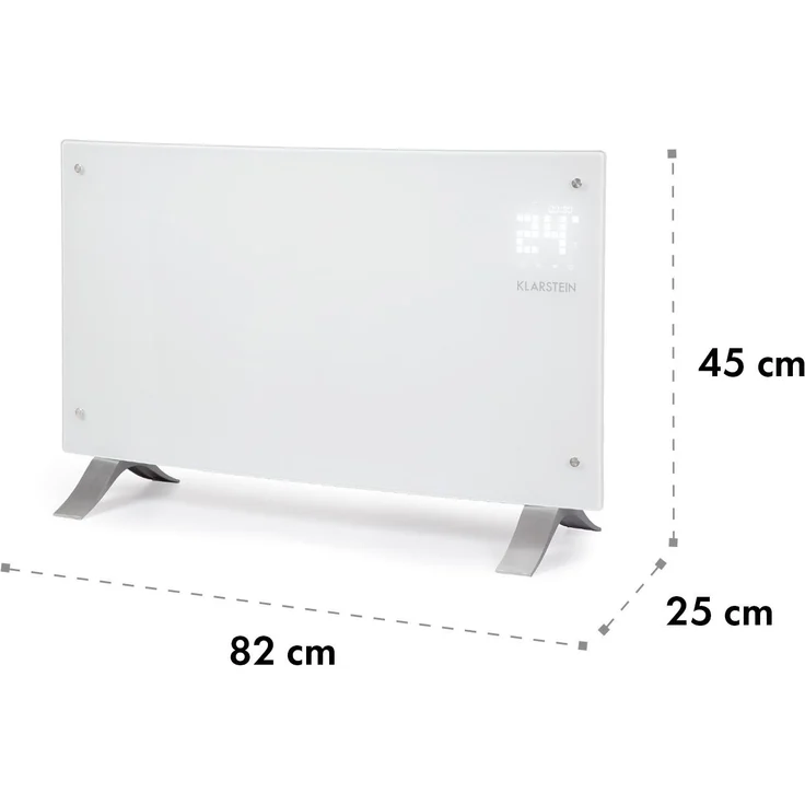 Klarstein Bornholm Curved Ambient Konvektionsheizgerät 1000|2000W weiß Weiß, Konvektor – Bild 10