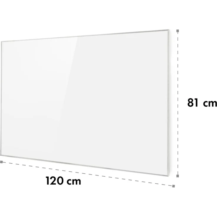 Klarstein Wonderwall Air 96 Infrarotheizung 960W Wandinstallation Fernbedienung weiß 120 x 81 cm, Infrarotheizung – Bild 9