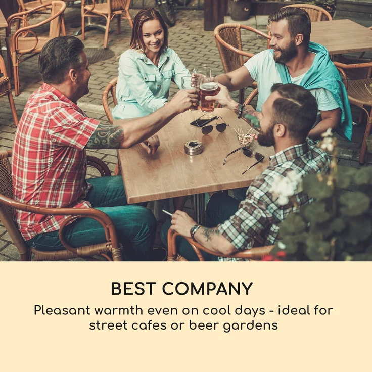 Klarstein Smartwave Infrarot-Heizstrahler Carbonröhre 2400W WiFi Appsteuerung schwarz, Heizstrahler – Bild 7