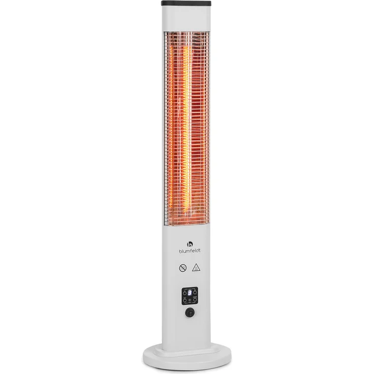 Blumfeldt Heat Guru Plus In & Out Heizstrahler 1200W 3 Heizstufen Fernbedienung weiß, Heizstrahler – Bild 1