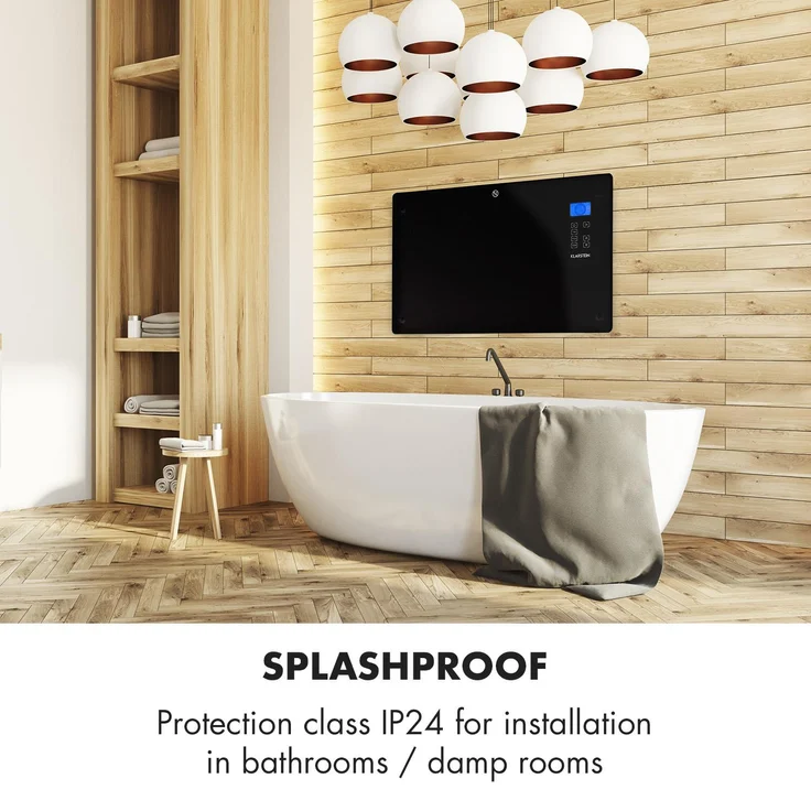 Klarstein Norderney Konvektions-Heizgerät Thermostat Timer 30m² schwarz Schwarz, 2000 W, Konvektor – Bild 5