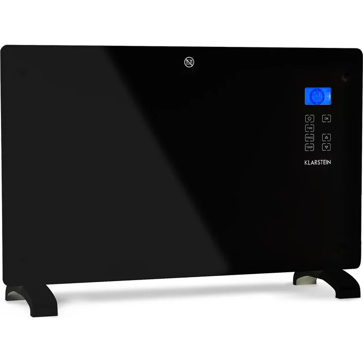 Klarstein Norderney Konvektions-Heizgerät Thermostat Timer 30m² schwarz Schwarz, 2000 W, Konvektor – Bild 1