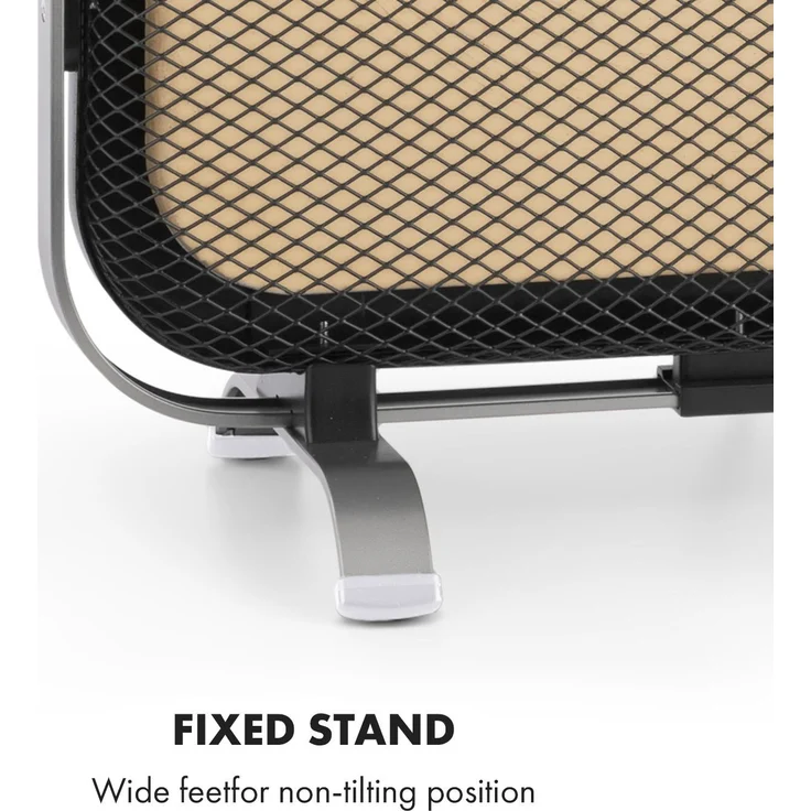 Klarstein HeatPal Marble Blackline Infrarot-Heizung 1300W Wärmespeicher Marmor Aluminium Schwarz, Heizstrahler – Bild 9