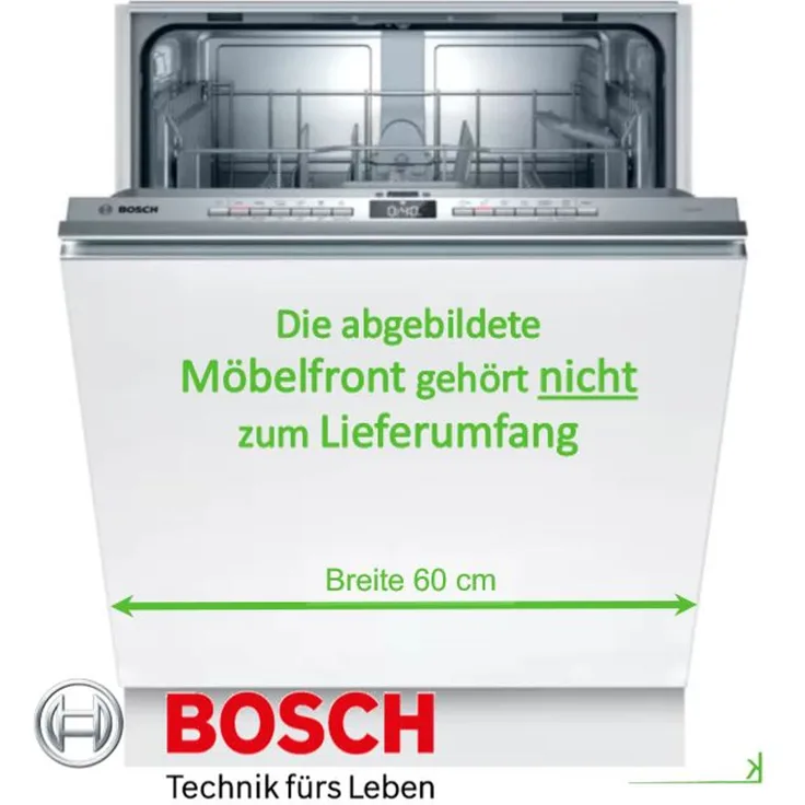 Bosch SMV4HTX31E, Geschirrspüler, E, Geräuschemissionsklasse C, Geräuschemissionen 46 Dezibel