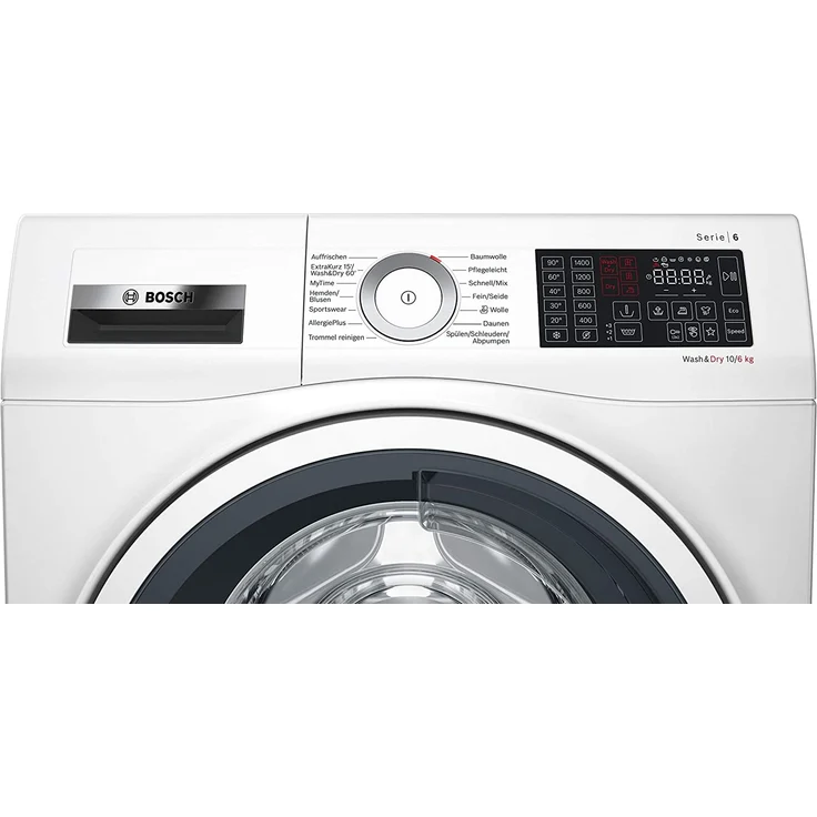 Bosch WDU28512, Waschtrockner, Energieeffizienzklasse E, Standgerät, Breite 59,8 cm, Geräuschemissionsklasse A, ActiveWater Plus, Beladungserkennung – Bild 8