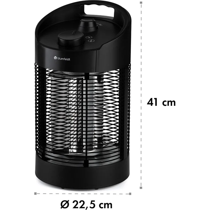 Blumfeldt Heat Guru 360 Mini Infrarot-Heizstrahler 700-350W Oszillation, Heizstrahler – Bild 10