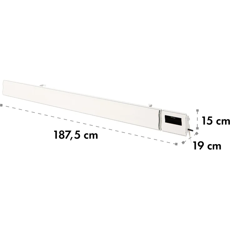 Klarstein Cosmic Beam Smart 30 Infrarot-Heizstrahler 3000W App-Steuerung Fernbedienung, weiß, Heizstrahler – Bild 9