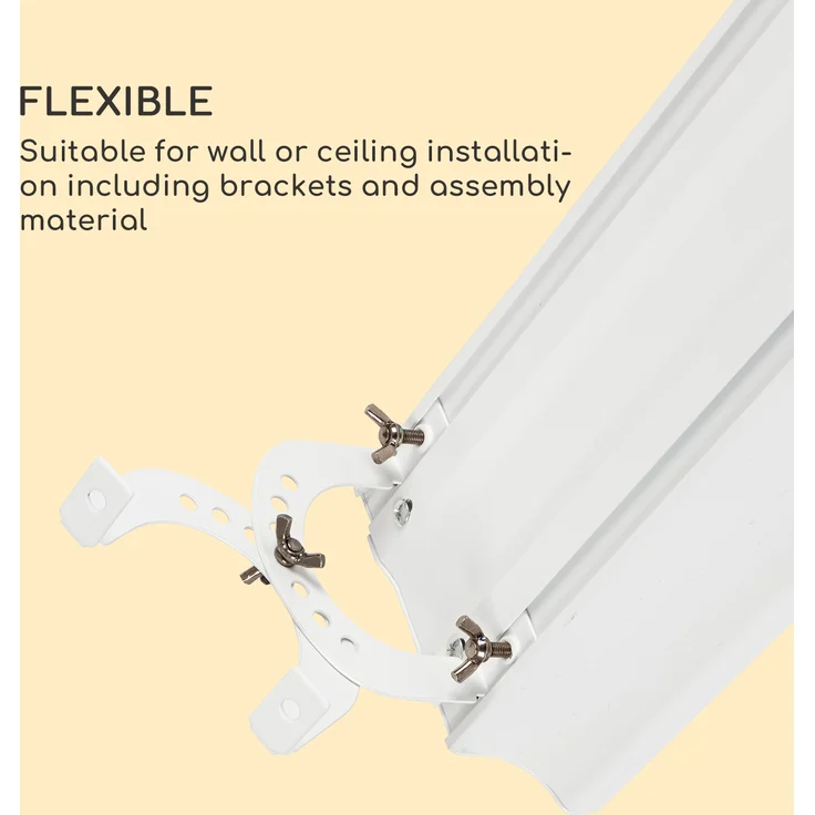 Klarstein Cosmic Beam Smart 30 Infrarot-Heizstrahler 3000W App-Steuerung Fernbedienung, weiß, Heizstrahler – Bild 7