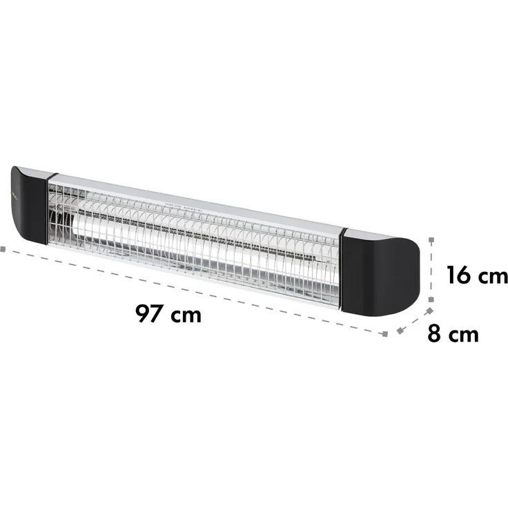 Klarstein Smartwave Infrarot-Heizstrahler Carbonröhre 2400W WiFi Appsteuerung, Heizstrahler – Bild 9
