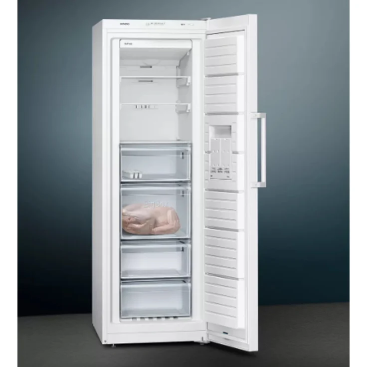 Siemens GS33NVWEP Gefrierschrank, freistehend, weiß, NoFrost, Breite 66.5 cm, Energieklasse E – Bild 10