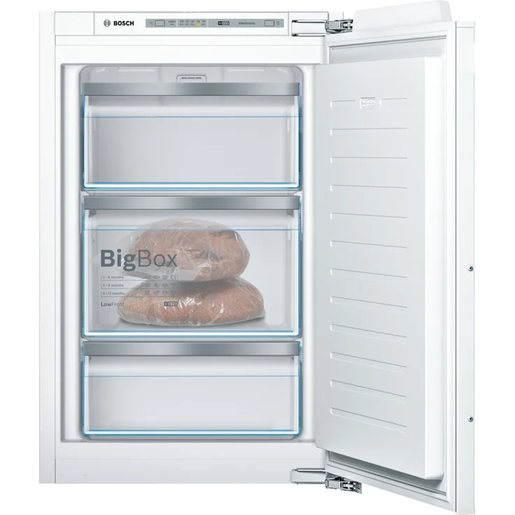 Bosch GIV21AFE0, Gefrierschrank, Einbau, weiß, Lagerzeit bei Störung 22 h, Breite 55.8 cm, Energieklasse E – Bild 2