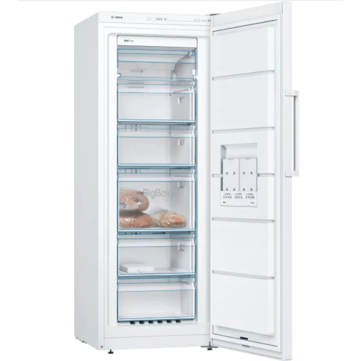 Bosch GSN29UWEW Gefrierschrank, freistehend, weiß, NoFrost, Schnellgefrieren, Breite 60 cm, Energieklasse E – Bild 5