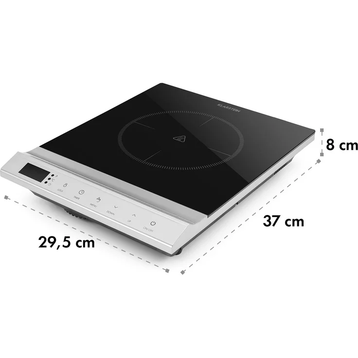 Klarstein MisterCook Kochplatte Infrarot 2000W 90-650°C Abschalttimer silber – Bild 9