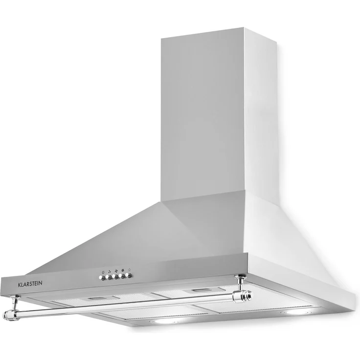 Klarstein Montblanc 60, Motorhaube, Esse, Breite: 60 cm, Tiefe: 50 cm, Absaugung und Rückführung (mit zusätzlichem Rückführungsset), silbergrau – Bild 10
