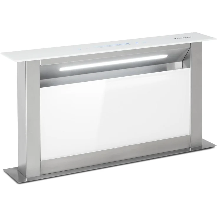 Klarstein Royal Flush 90 Dunstabzugshaube 90 cm A+ weiß Weiß, 60 cm – Bild 1