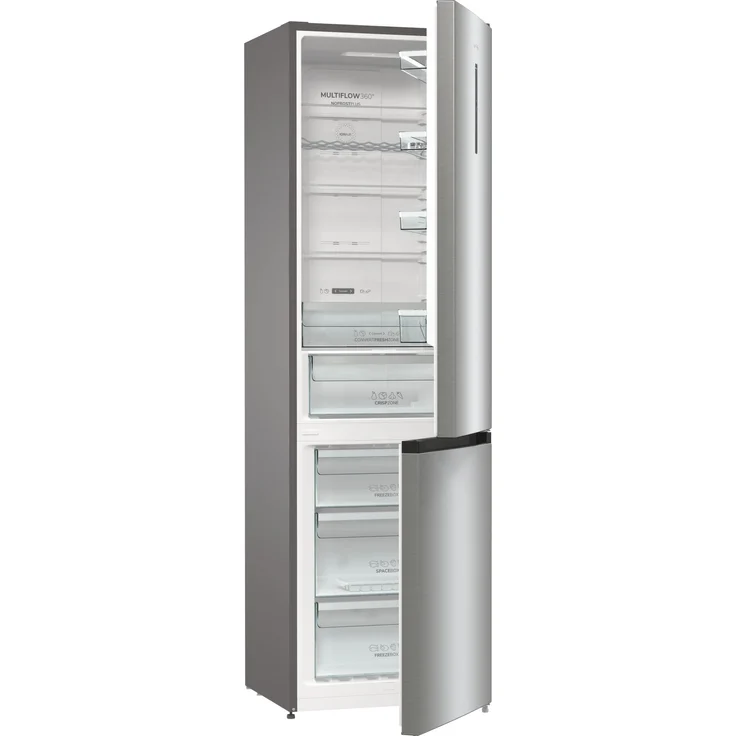 Gorenje NRK6202AXL4 Kühl-Gefrierkombination, freistehend, grau metallisch weiß, NoFrost, Schnellgefrieren, Breite 60 cm – Bild 6