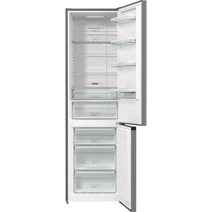 Gorenje NRK6202AXL4 Kühl-Gefrierkombination, freistehend, grau metallisch weiß, NoFrost, Schnellgefrieren, Breite 60 cm – Bild 10