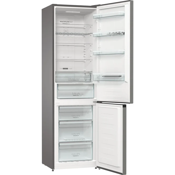 Gorenje NRK6202AXL4 Kühl-Gefrierkombination, freistehend, grau metallisch weiß, NoFrost, Schnellgefrieren, Breite 60 cm – Bild 7