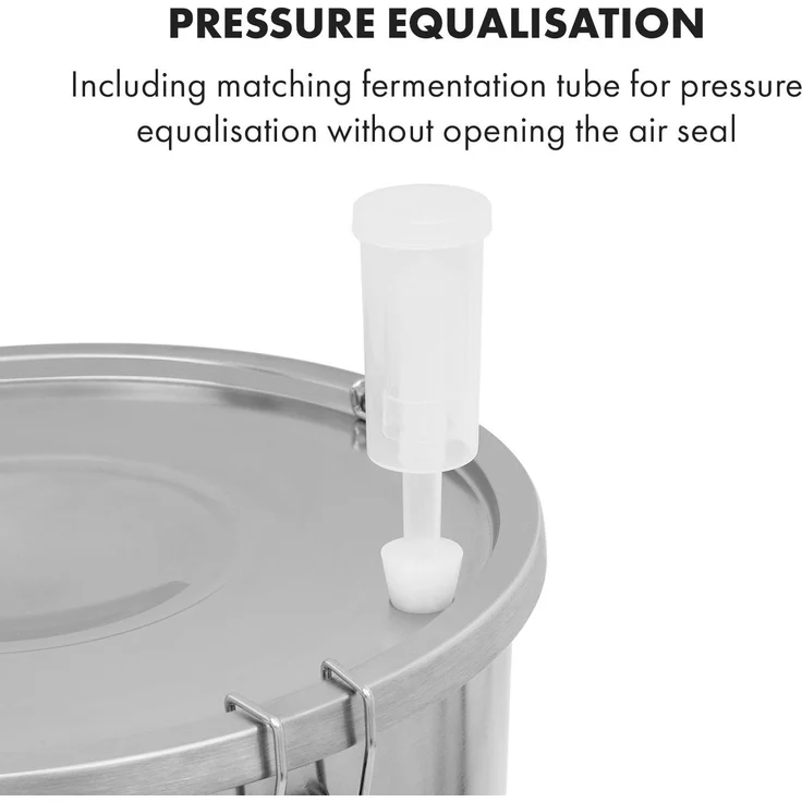 Gärkeller Pro Fermentierkessel 30 Liter Hefeablassventil 304-Edelstahl Mit Hefeablassventil – Bild 4