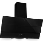 Klarstein Antonia Dunstabzugshaube kopffrei 90cm Touch-Bedienfeld EEK B Glas schwarz