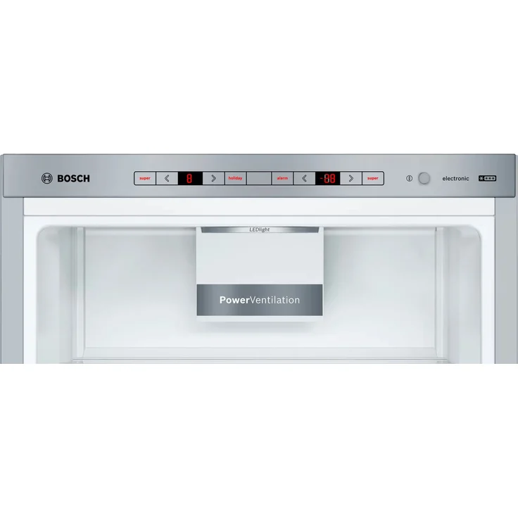 Bosch KGE49AICA Kühl-Gefrierkombination, freistehend, silber, LowFrost, 0-Grad-Zone, Schnellkühlen und -gefrieren, Breite 70 cm – Bild 8
