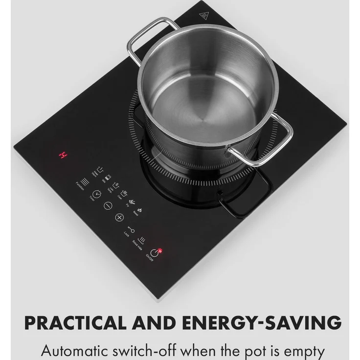 Cook n Roll Induktionskochfeld 2000W 3h-Timer 10 Stufen Bratenthermometer schwarz – Bild 7