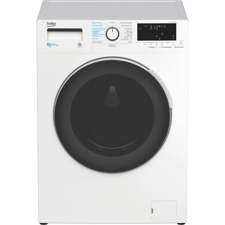 Beko WDW85141Steam1 7161549100, Waschtrockner, Energieeffizienzklasse D, Standgerät, Breite 60 cm, Geräuschemissionsklasse C, Dampffunktion – Bild 12