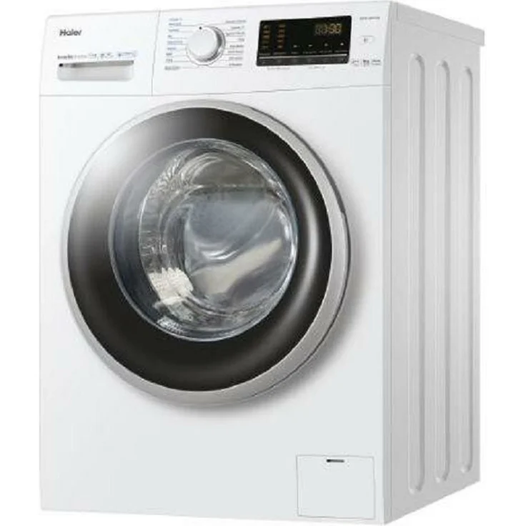 Haier HW80-BP1439N, Frontlader-Waschmaschine, A, Fassungsvermögen 8 kg, Standgerät, Breite 59 cm, Aquastop, autom. Wasserdosierung – Bild 2