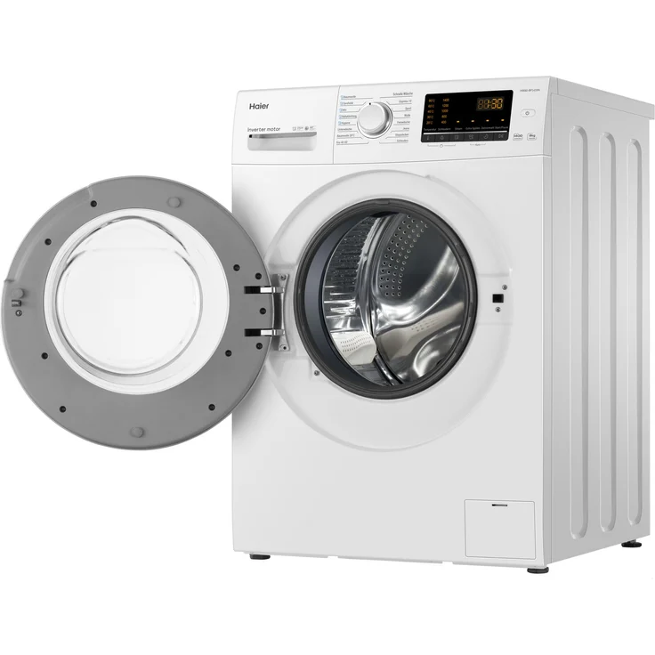 Haier HW80-BP1439N, Frontlader-Waschmaschine, A, Fassungsvermögen 8 kg, Standgerät, Breite 59 cm, Aquastop, autom. Wasserdosierung – Bild 4