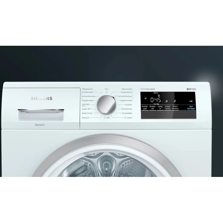 Siemens WT45HV90, Wärmepumpentrockner, A++, Fassungsvermögen 8 kg, Standgerät, Breite 59,8 cm, Kindersicherung, Knitterschutz – Bild 8
