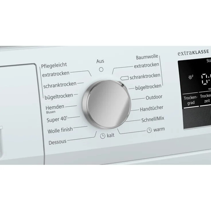 Siemens WT45HV90, Wärmepumpentrockner, A++, Fassungsvermögen 8 kg, Standgerät, Breite 59,8 cm, Kindersicherung, Knitterschutz – Bild 3