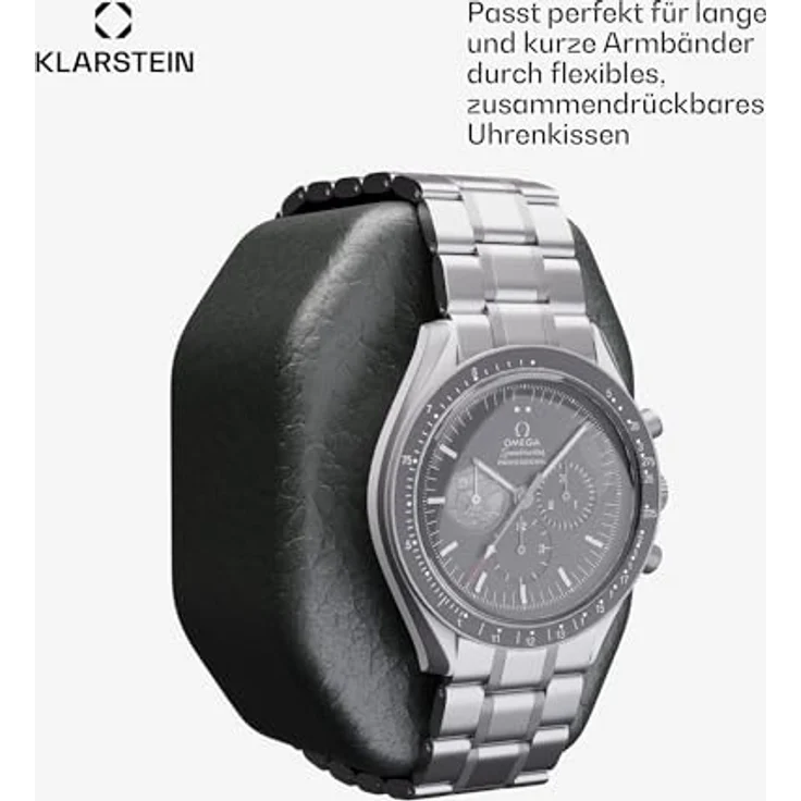 Klarstein Uhrenbeweger Brienz 2, Automatik-Uhrenwinder für 2 Uhren mit Acryl-Tür, Blaue LEDs, 4 TPD Einstellungen - Preisvergleich – Bild 3