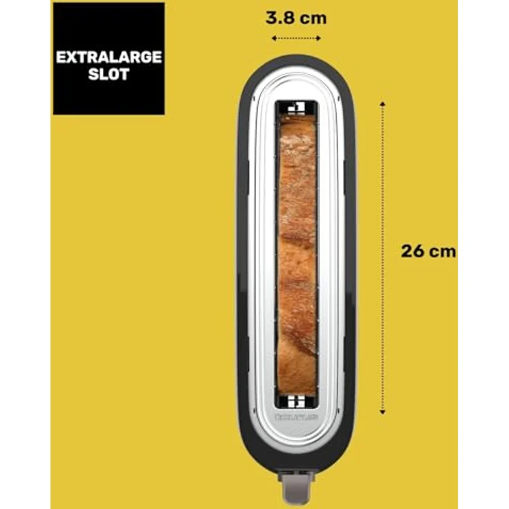 Taurus Toaster MY TOAST NERO 1000 W, Schwarz – Bild 5