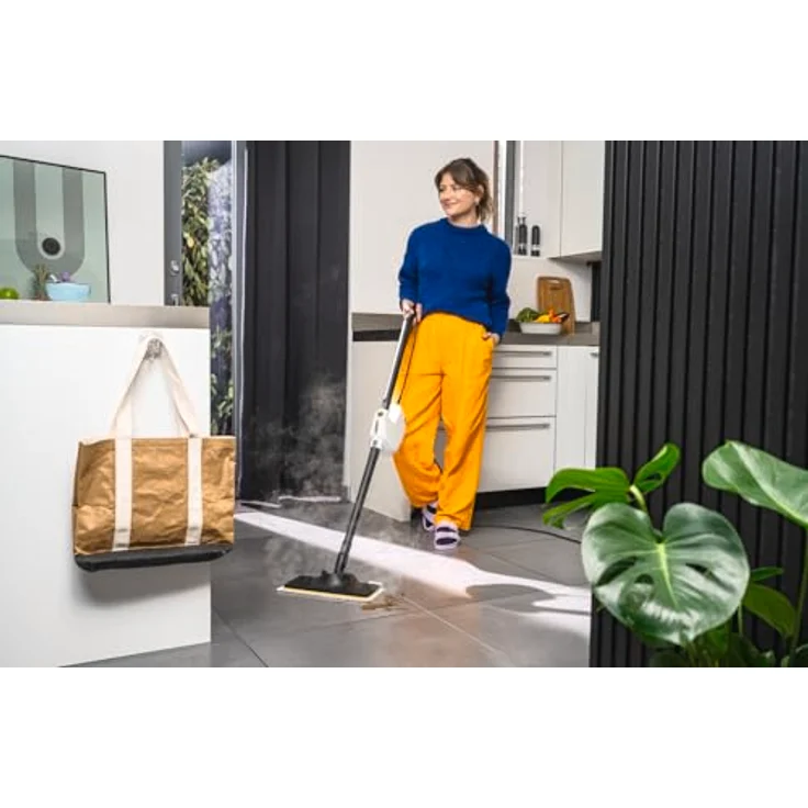 Kärcher Dampfreiniger SC 1 Multi & Up Textile Edition, Hygienische Reinigung, 30 s Aufheizzeit, 30 m² Flächenleistung, 0,2 l Tank, 1,6 kg Gewicht, Dampfglätter - Blau – Bild 5