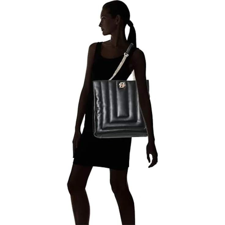 BOSS Shopper Icon, Polyurethan mit Karabinerverschluss, geräumigem Innenraum und Schulterband, schwarz – Bild 4