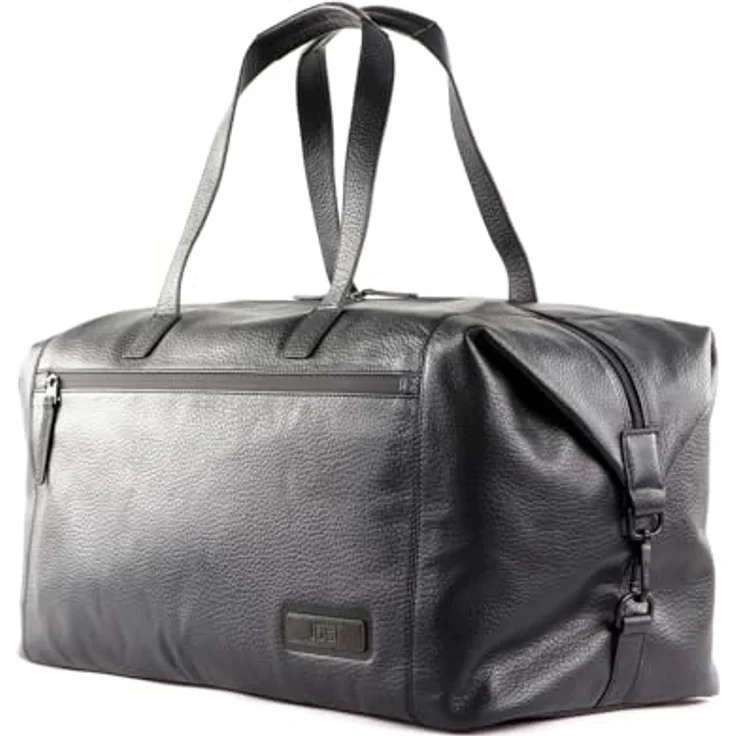 Jost Stockholm Weekender Reisetasche, 50 cm, 100% Leder, schwarz – Bild 2