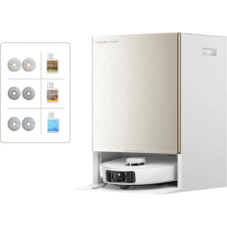 Dreame Matrix10 Pro, Saug- und Wischroboter, 600 W, beutellos, mit Basisstation und App-Steuerung